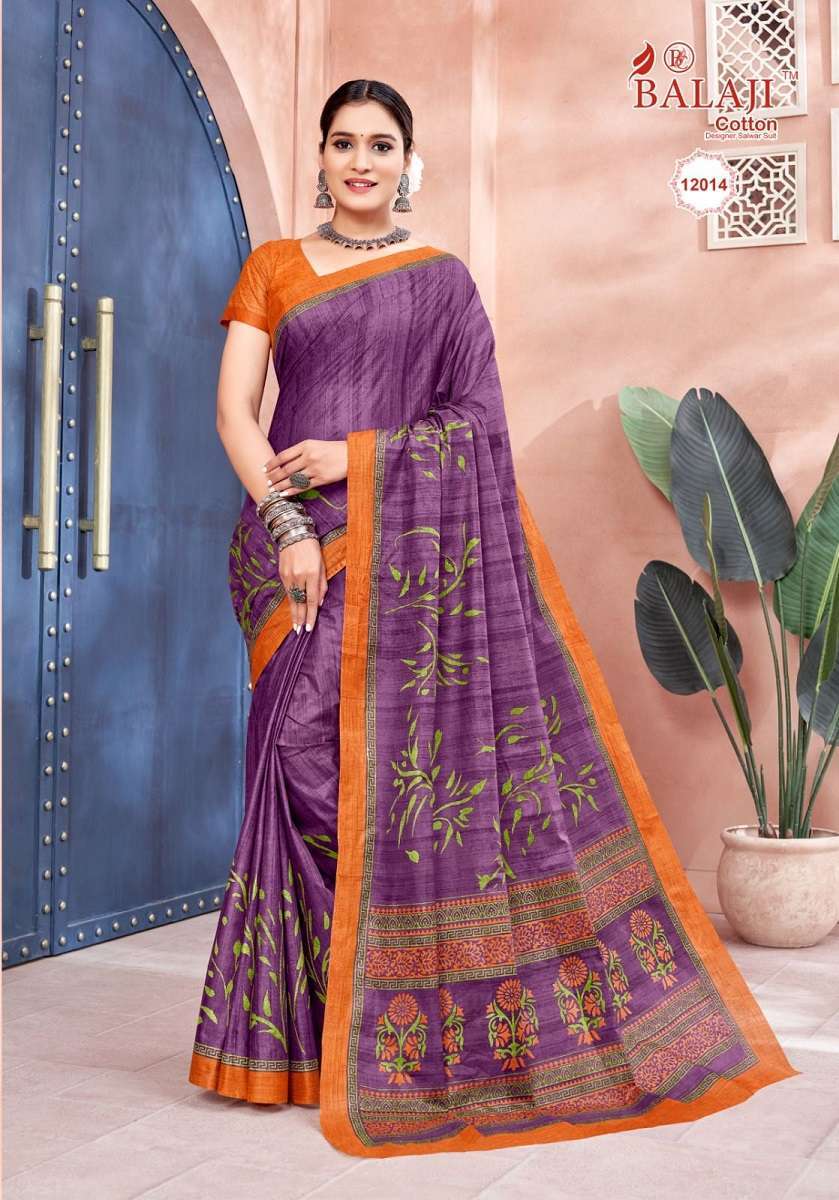 Balaji Leelavathi Vol -12 – Cotton Saree Surat Wholesale Saree Suppliers