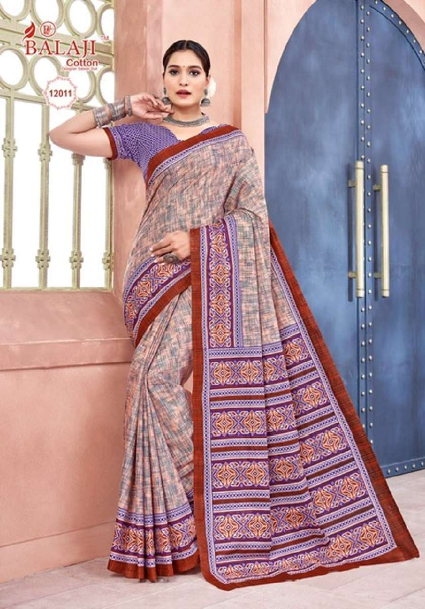 Balaji Leelavathi Vol -12 – Cotton Saree Surat Wholesale Saree Suppliers