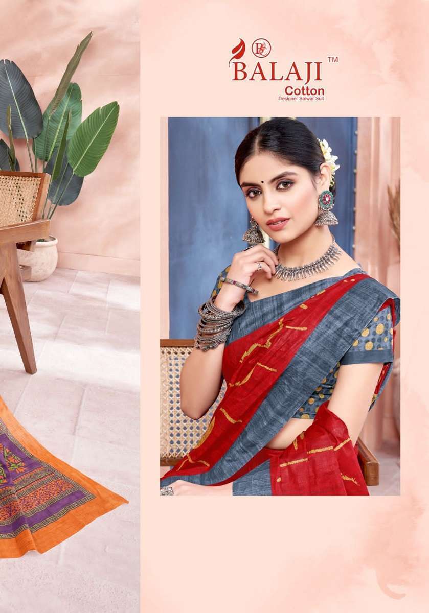 Balaji Leelavathi Vol -12 – Cotton Saree Surat Wholesale Saree Suppliers