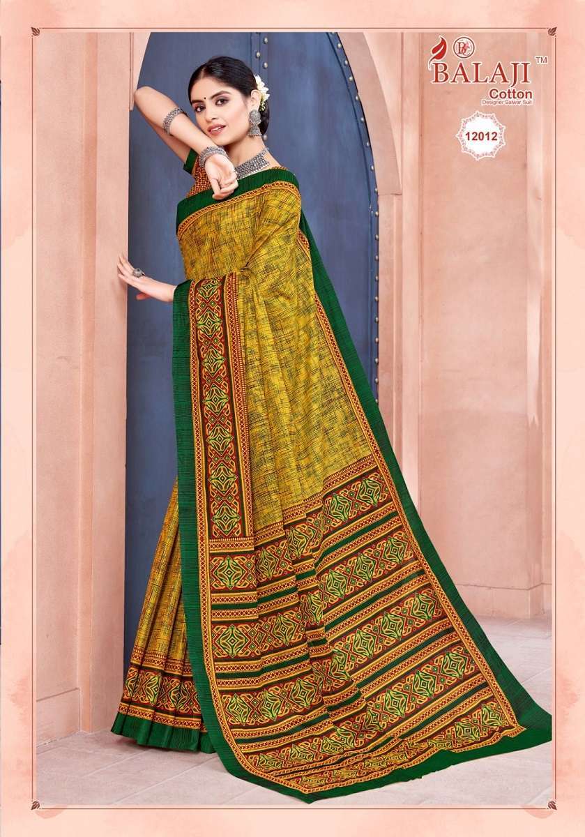 Balaji Leelavathi Vol -12 – Cotton Saree Surat Wholesale Saree Suppliers