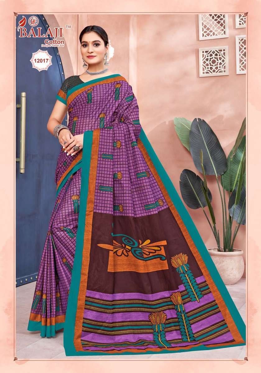 Balaji Leelavathi Vol -12 – Cotton Saree Surat Wholesale Saree Suppliers