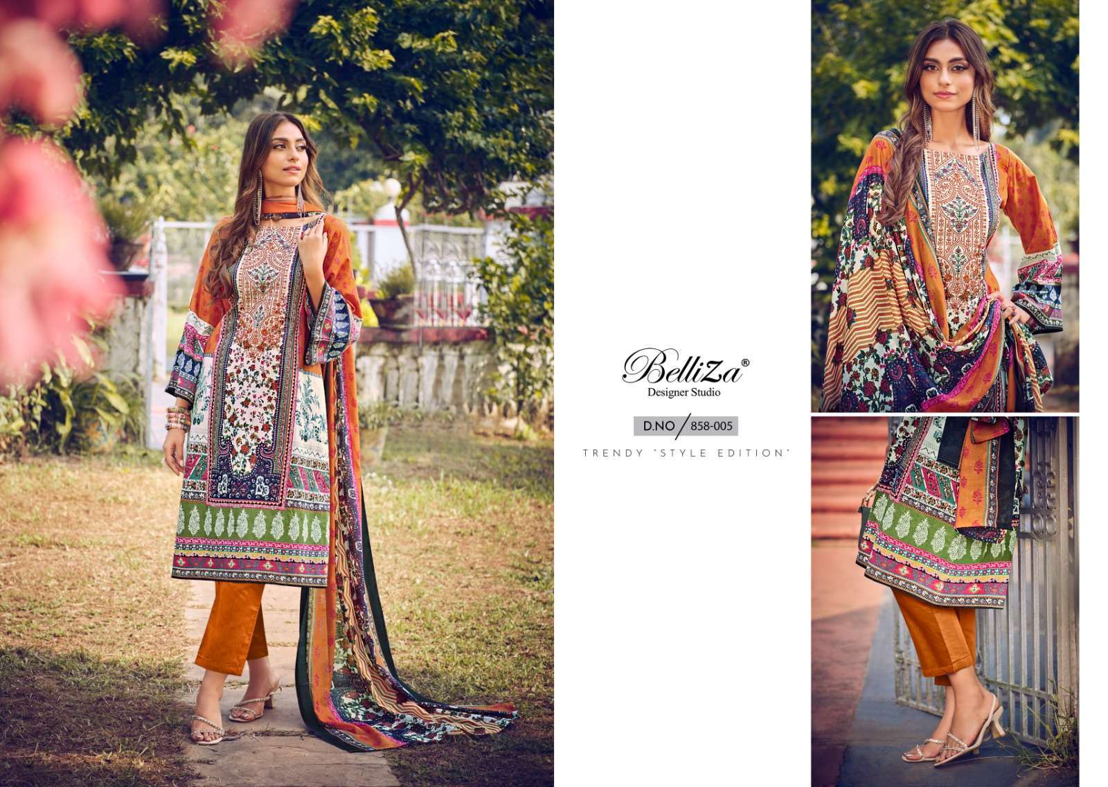Belliza Naira Vol 24 Pure Cotton Digital Printed Dress Material Drees Material Suppliers