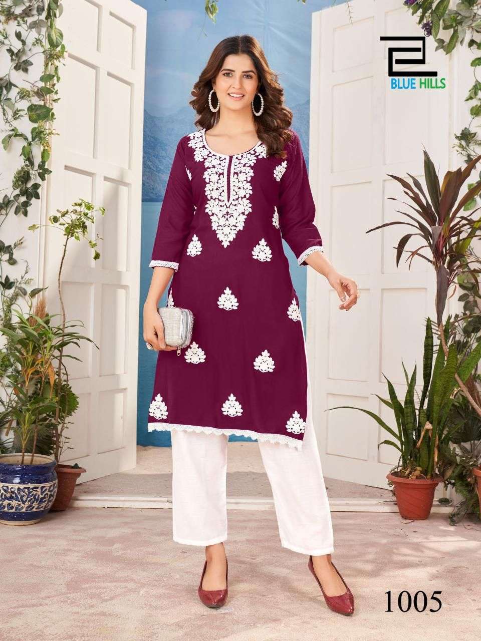 Blue Hills Nawab Rayon Designer Only Kurti Kurti bulk buying