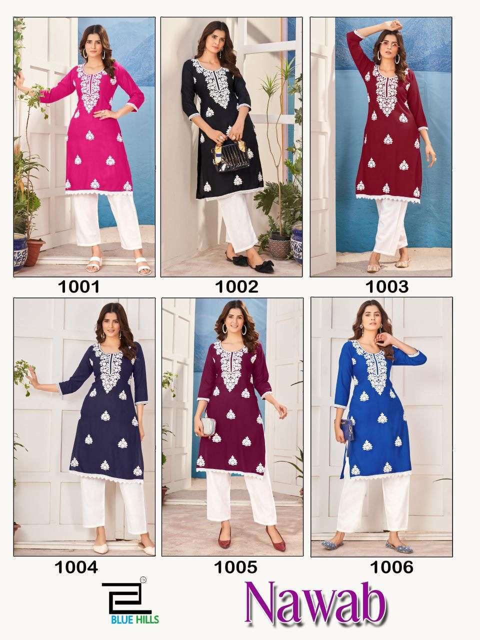 Blue Hills Nawab Rayon Designer Only Kurti Kurti bulk buying