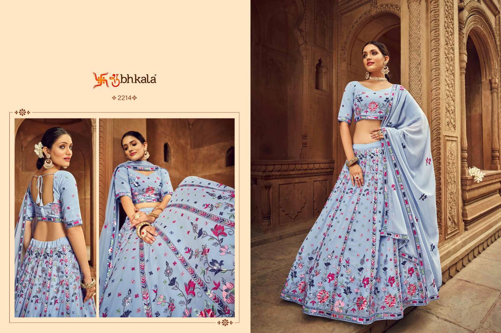 BRIDESMAID VOL. 2214 Semi Stitched Lehenga Choli Wholesale designer lehenga choli