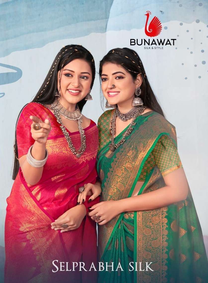 BUNAWAT SELPRABHA SILK Banarasi Silk Saree  Surat saree wholesale market