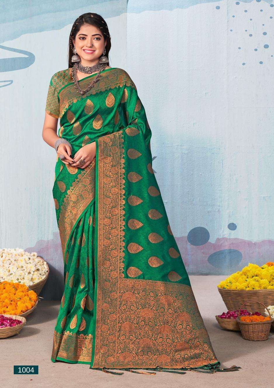 BUNAWAT SELPRABHA SILK Banarasi Silk Saree  Surat saree wholesale market