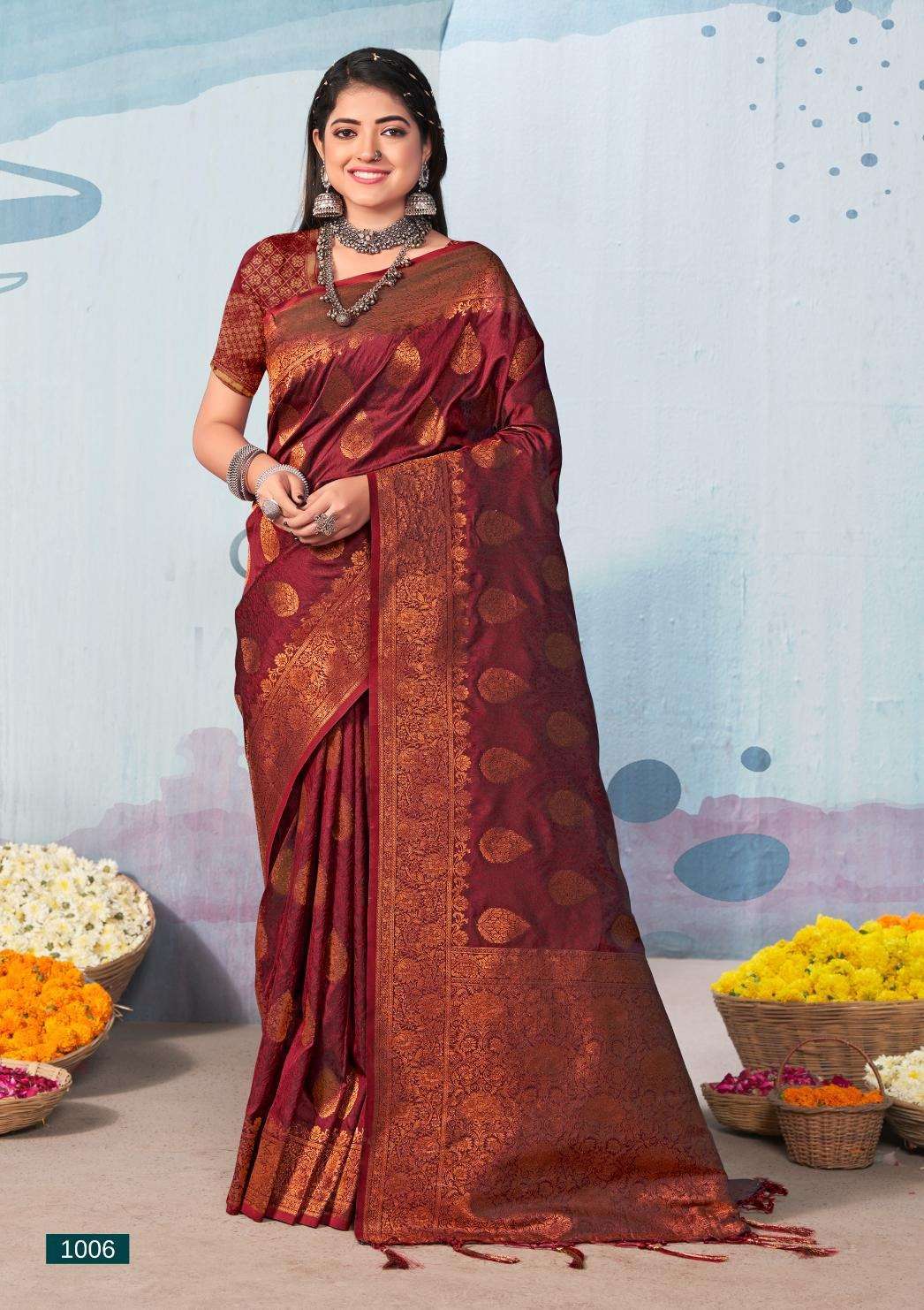 BUNAWAT SELPRABHA SILK Banarasi Silk Saree  Surat saree wholesale market