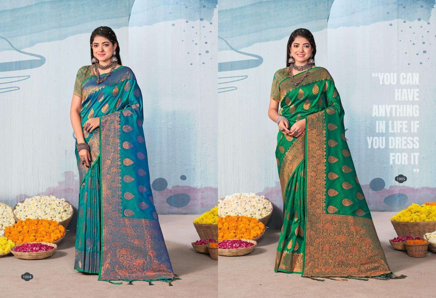 BUNAWAT SELPRABHA SILK Banarasi Silk Saree  Surat saree wholesale market