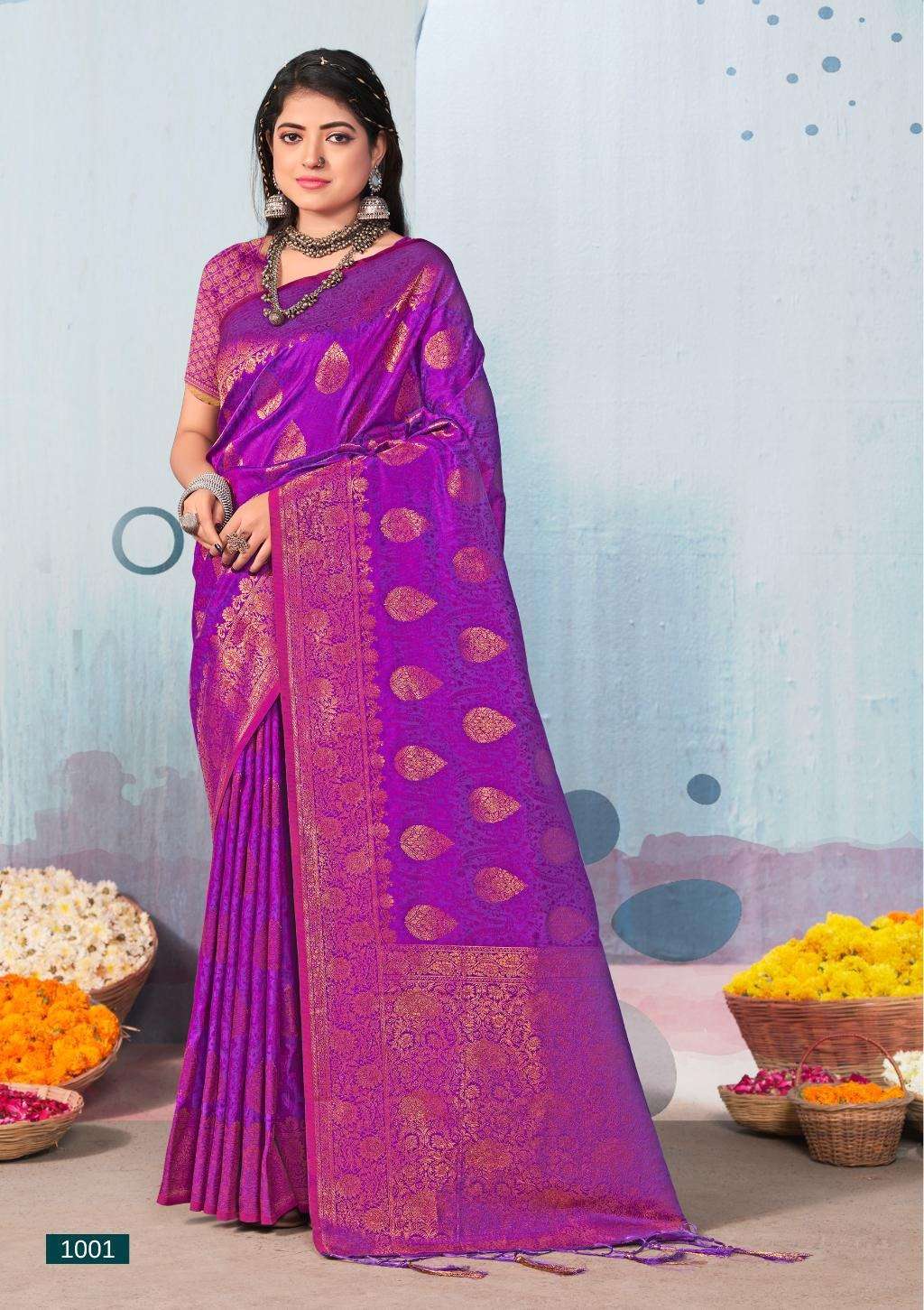 BUNAWAT SELPRABHA SILK Banarasi Silk Saree  Surat saree wholesale market