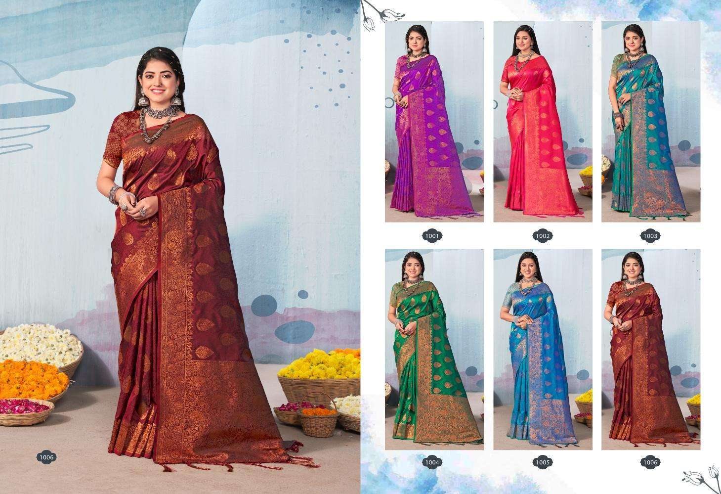 BUNAWAT SELPRABHA SILK Banarasi Silk Saree  Surat saree wholesale market