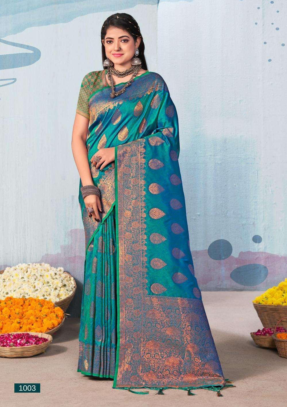 BUNAWAT SELPRABHA SILK Banarasi Silk Saree  Surat saree wholesale market