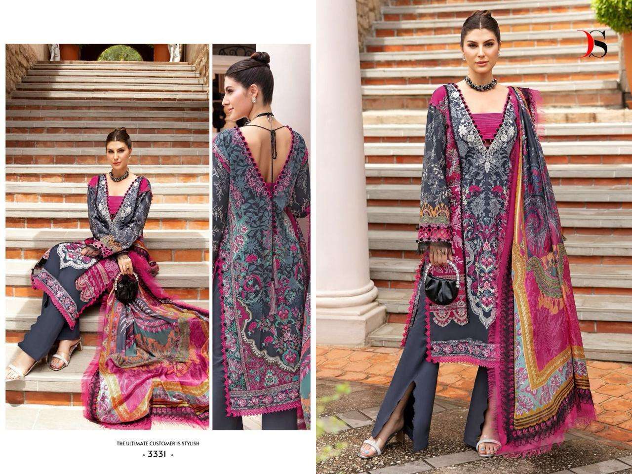Deepsy Firdous Queens Court 5 Chiffon Dupatta Pakistani Suits Salwar Suits Bulk Buyers India