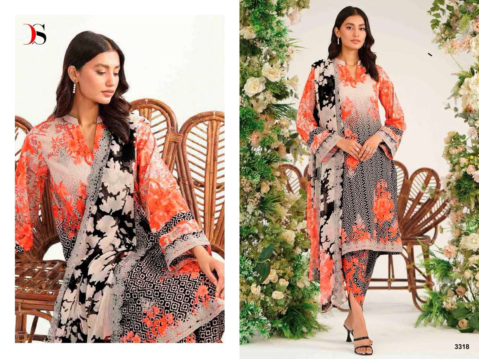 DEEPSY SUITS Charizma Rang-e-Bahar Chiffon Salwar kameez Pakistani Designer Suits
