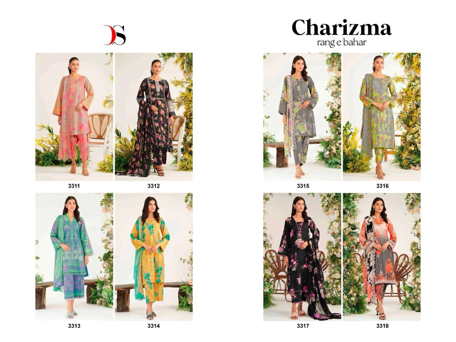 DEEPSY SUITS Charizma Rang-e-Bahar Chiffon Salwar kameez Pakistani Designer Suits