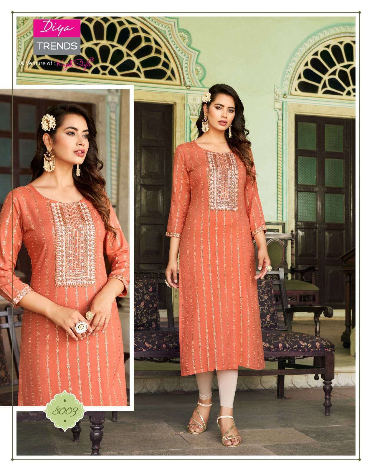 DIYA TRENDS  VICTORIA VOL-8 Kurti  Ahmedabad Kurti markets