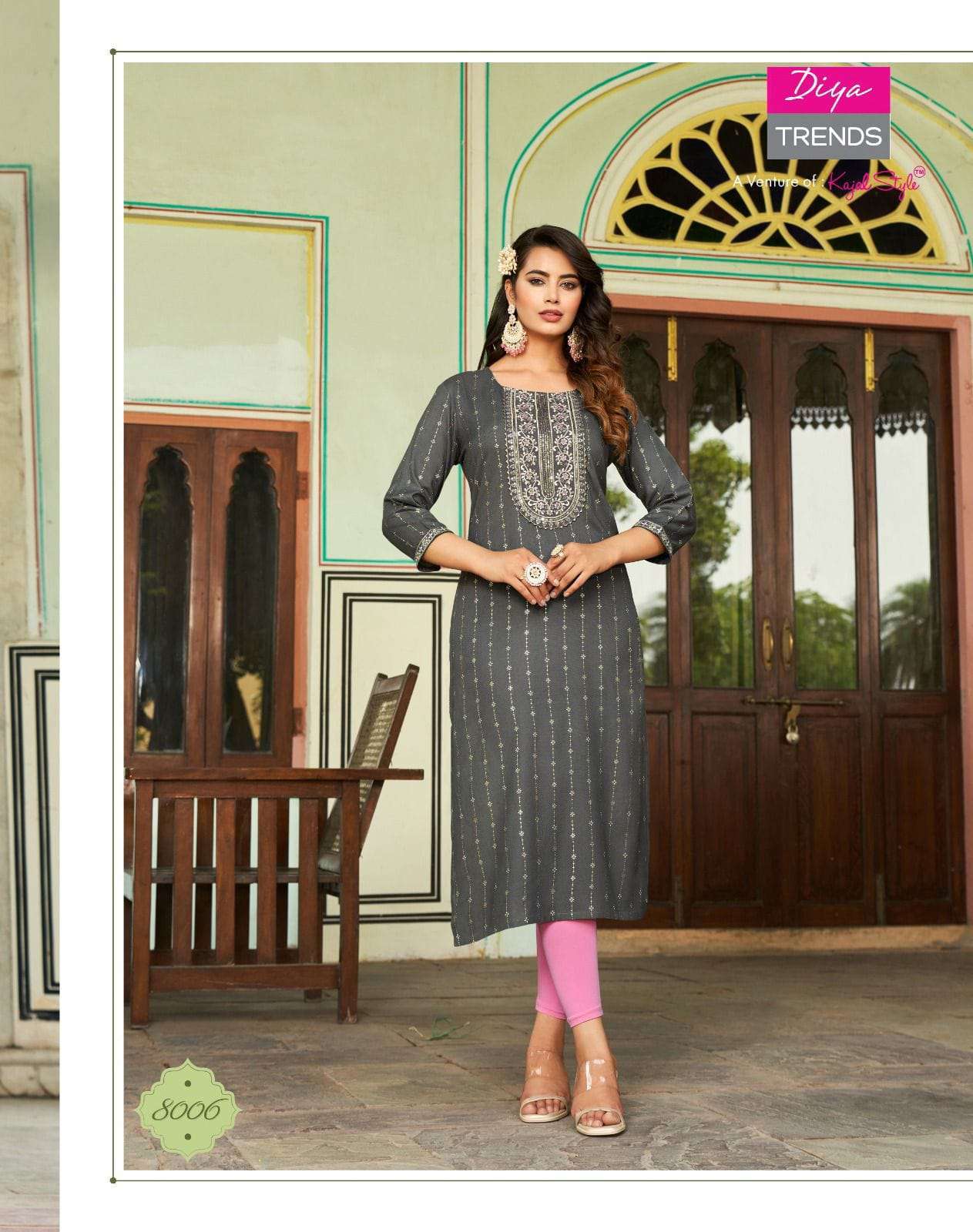 DIYA TRENDS  VICTORIA VOL-8 Kurti  Ahmedabad Kurti markets