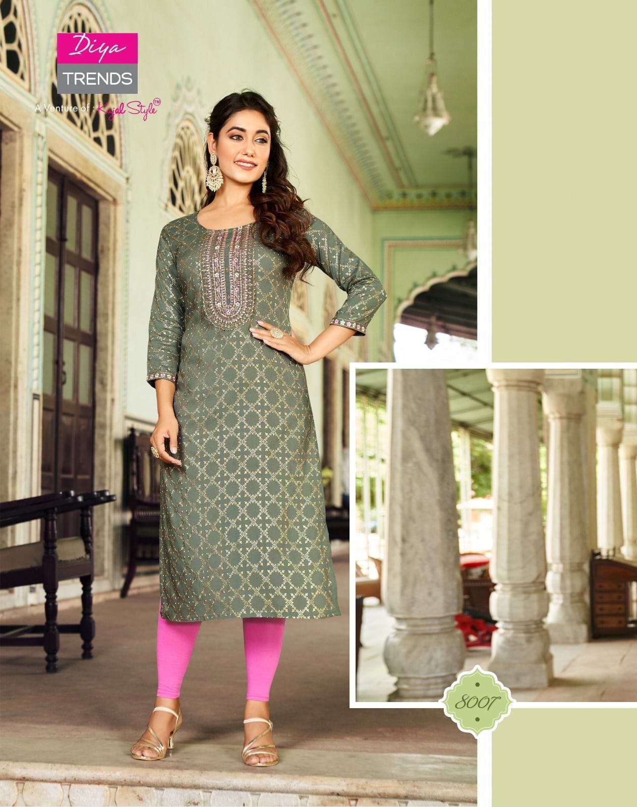 DIYA TRENDS  VICTORIA VOL-8 Kurti  Ahmedabad Kurti markets