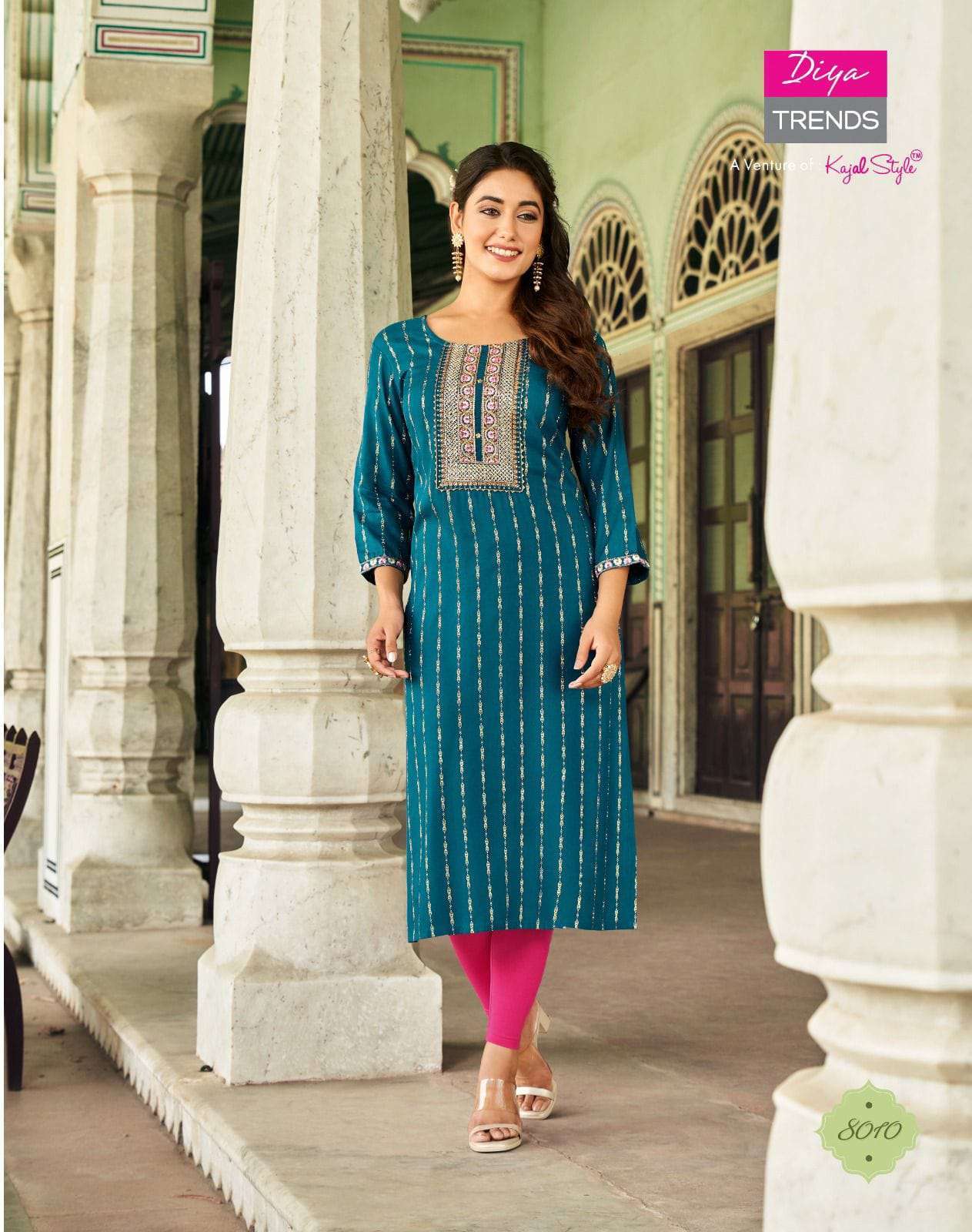 DIYA TRENDS  VICTORIA VOL-8 Kurti  Ahmedabad Kurti markets