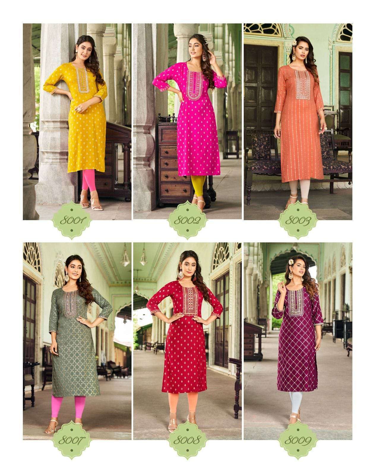 DIYA TRENDS  VICTORIA VOL-8 Kurti  Ahmedabad Kurti markets