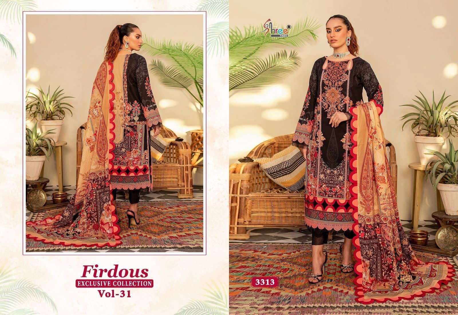 FIRDOUS EXCLUSIVE COLLECTION VOL-31 COTTON Indian Salwar Kameez Boutiques