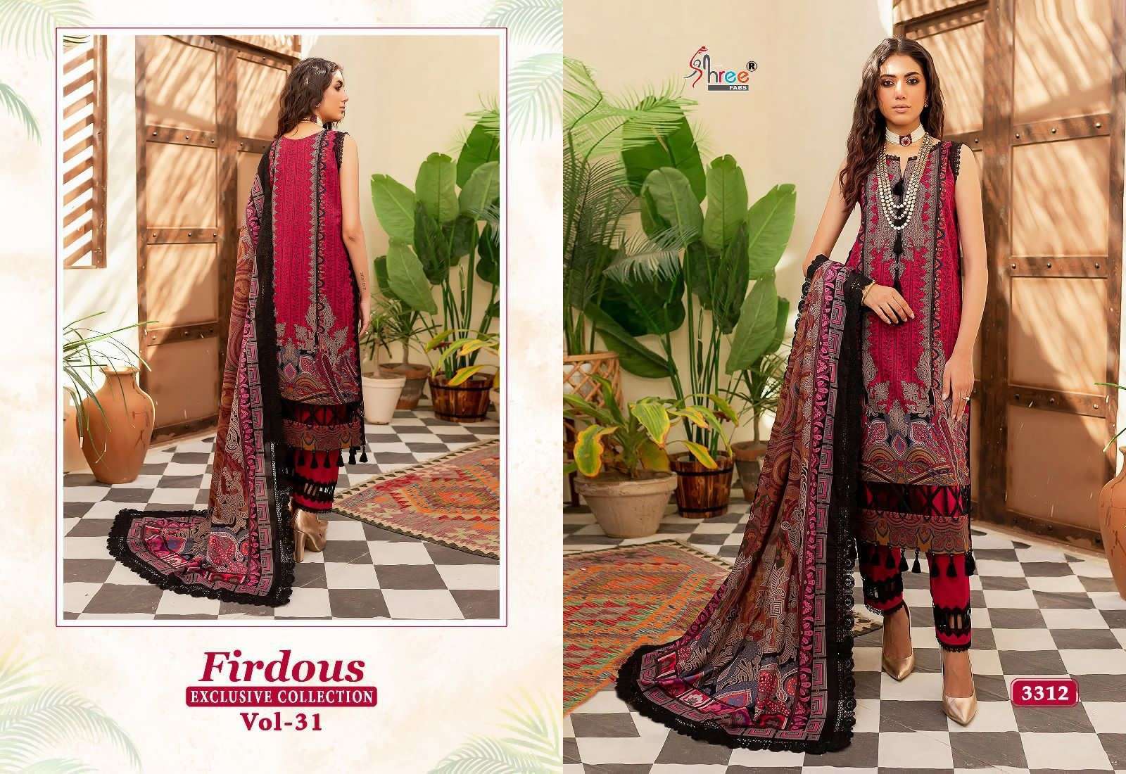 FIRDOUS EXCLUSIVE COLLECTION VOL-31 COTTON Indian Salwar Kameez Boutiques