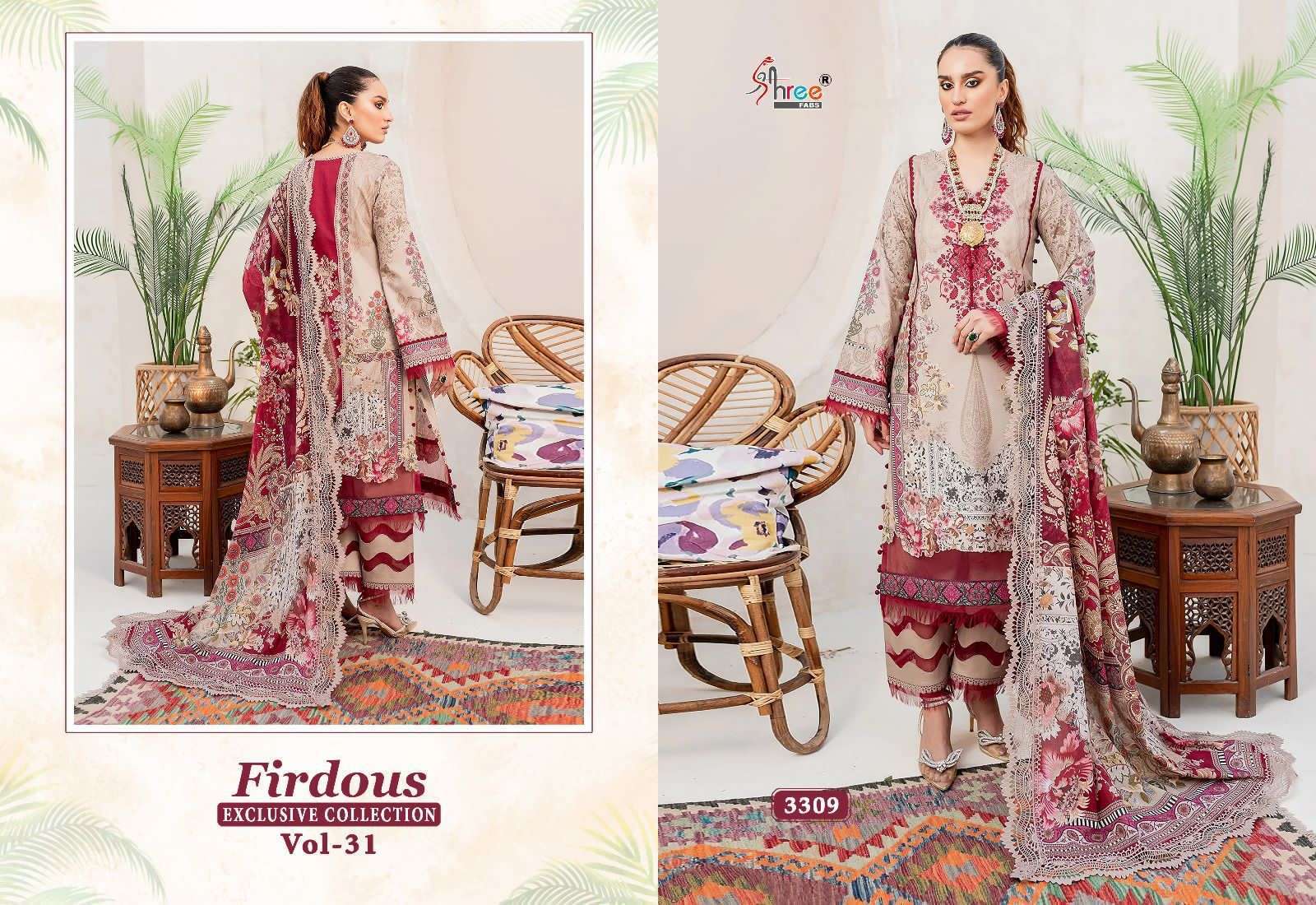 FIRDOUS EXCLUSIVE COLLECTION VOL-31 COTTON Indian Salwar Kameez Boutiques