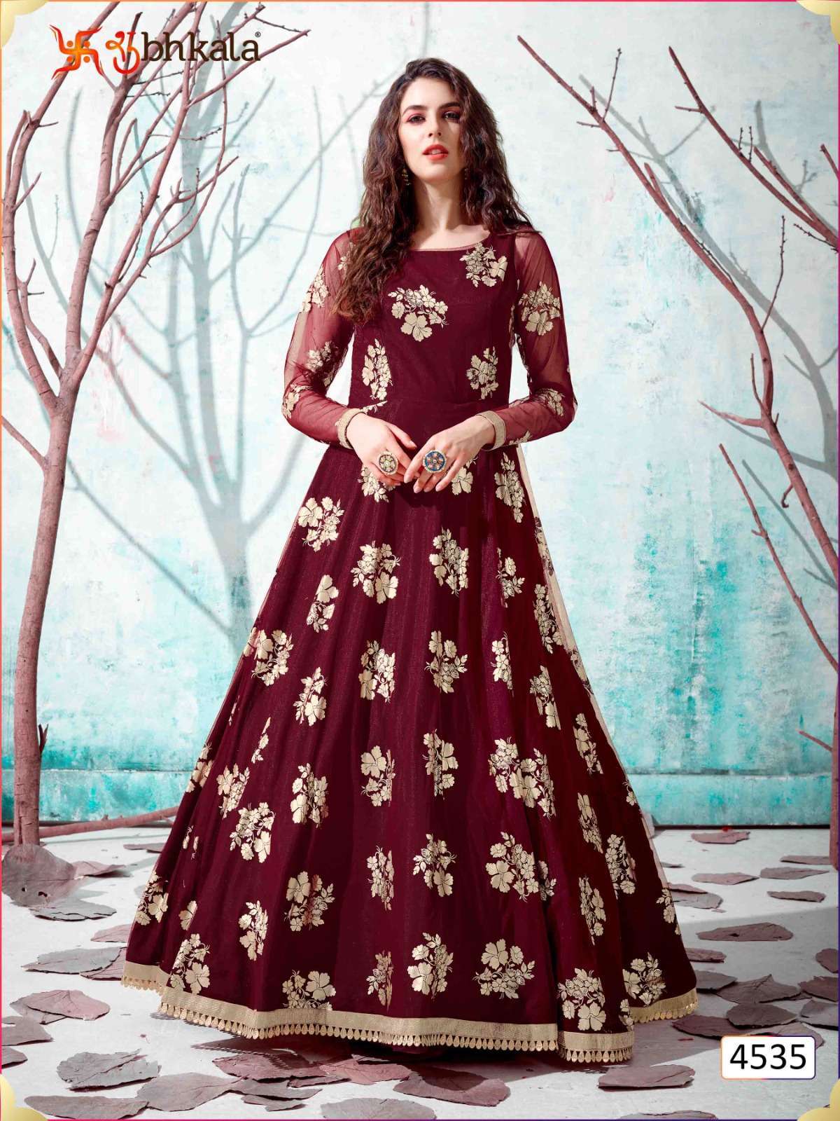 FLORY VOL. 13 DESIGNER EXCLUSIVE LONG ANARKALI GOWN Kurti Suppliers in Delhi