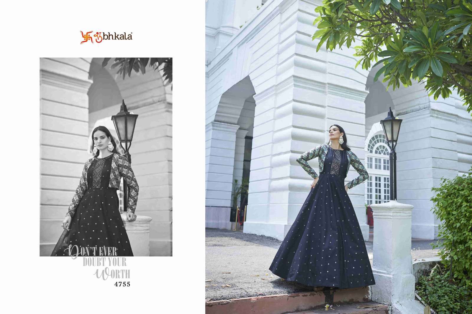 FLORY VOL. 21 Sequince Embroidered Work Anarkali Gown Kurti wholesale dealer in India