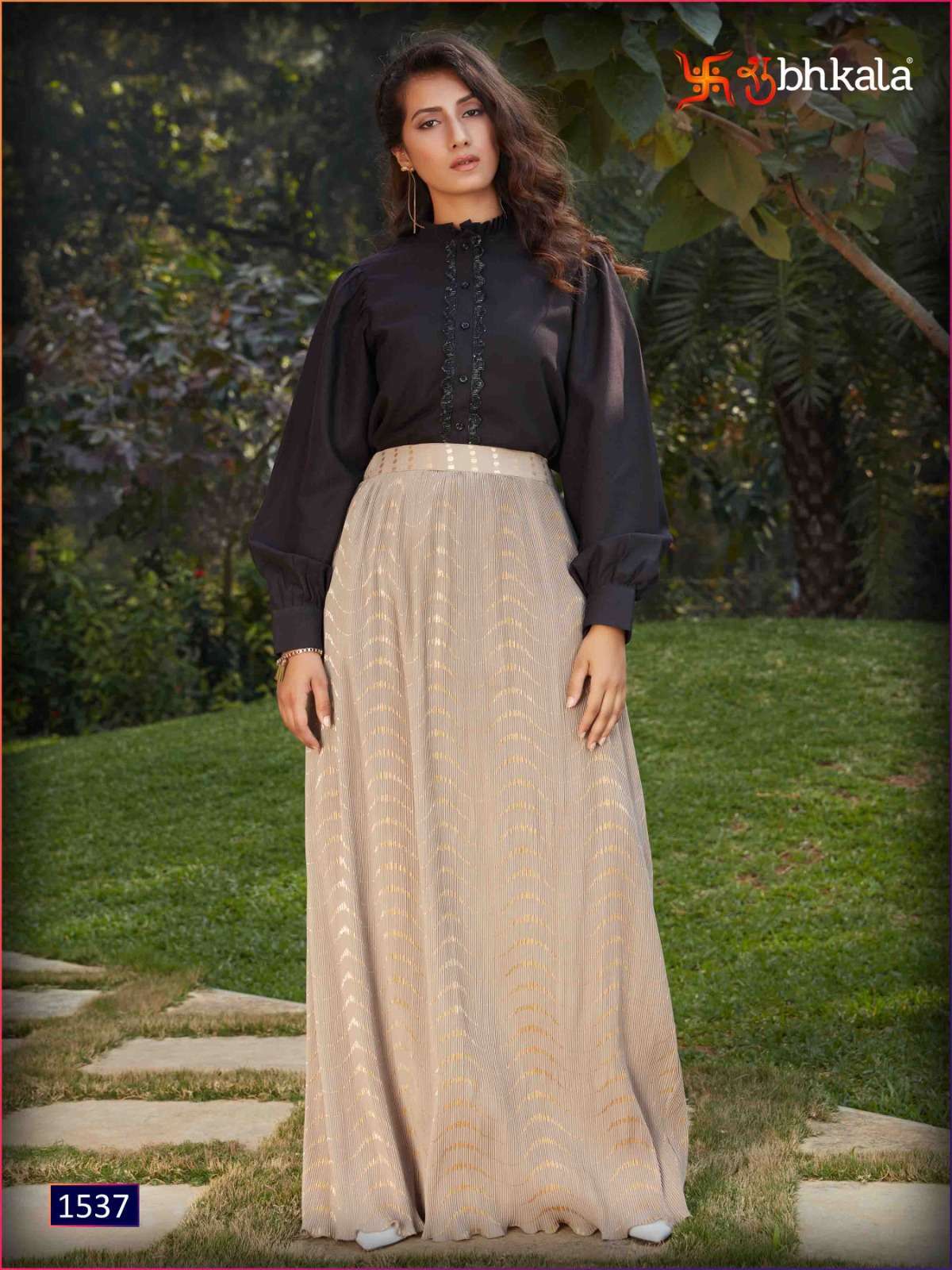 FRILL & FLARE VOL. 2 DESIGNER CROPTOP Kurti Long Kurtis wholesalers in Ahmedabad