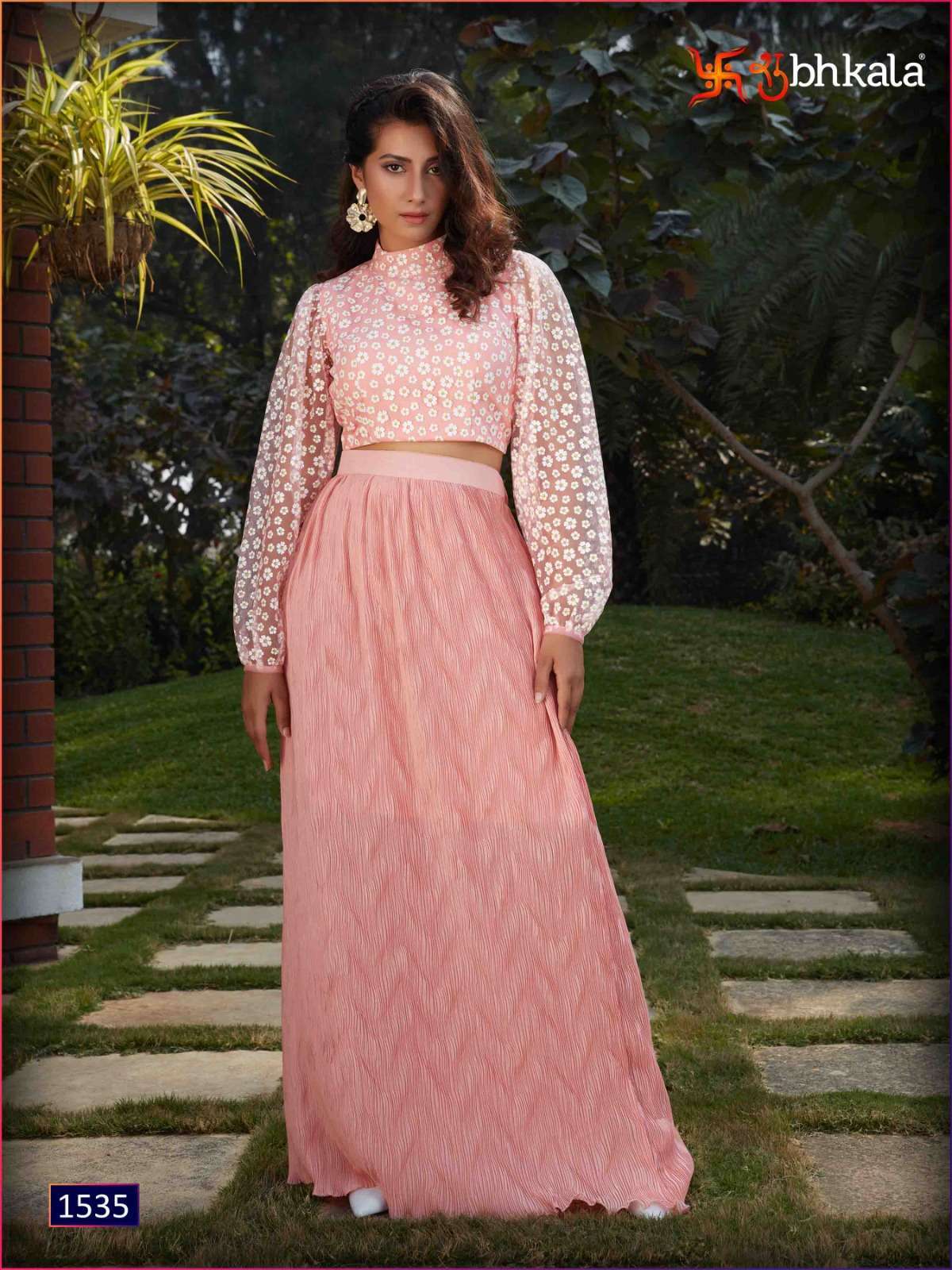FRILL & FLARE VOL. 2 DESIGNER CROPTOP Kurti Long Kurtis wholesalers in Ahmedabad