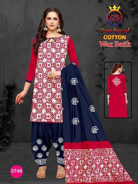 GS Cotton Wax Batik – Dress Material Designer Dress Material Karachi