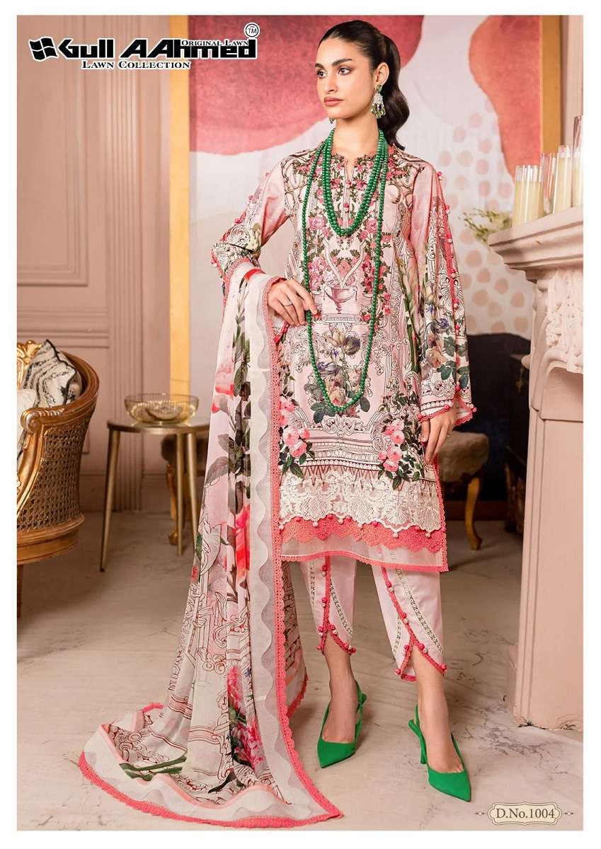 Gull A Ahmed Azure Karachi Dress Material Wholesaler of surat