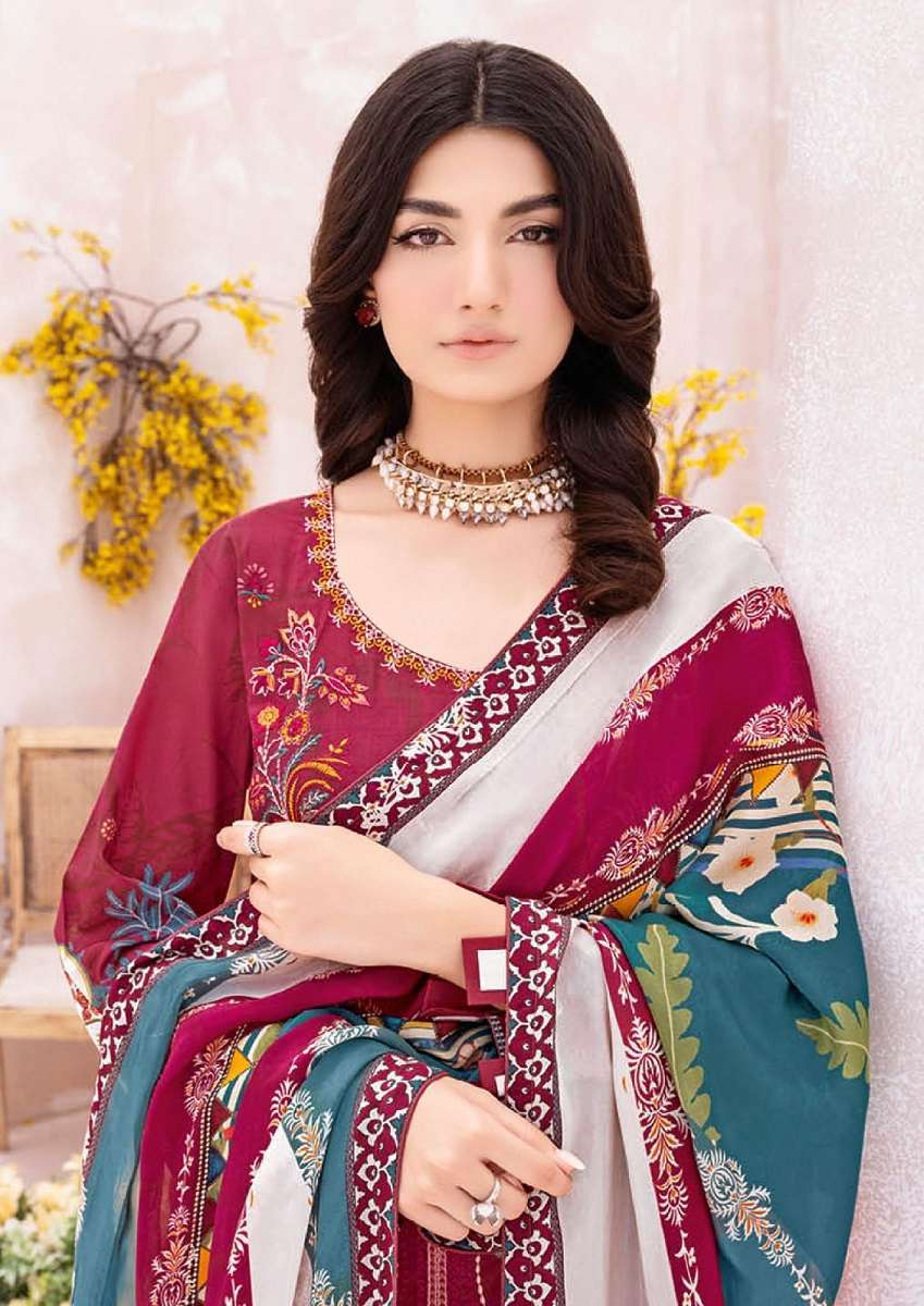 Gull A Ahmed Azure Karachi Dress Material Wholesaler of surat