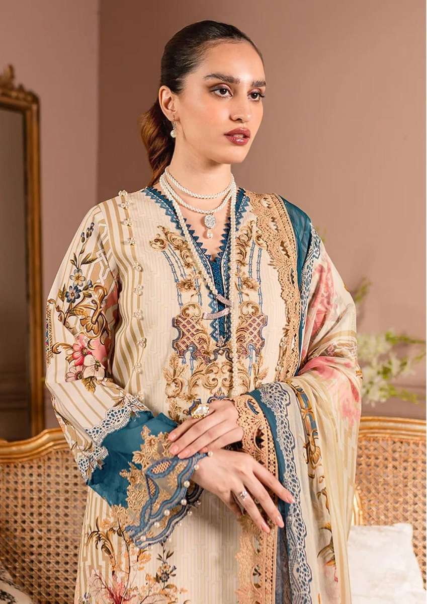 Gull A Ahmed Azure Karachi Dress Material Wholesaler of surat