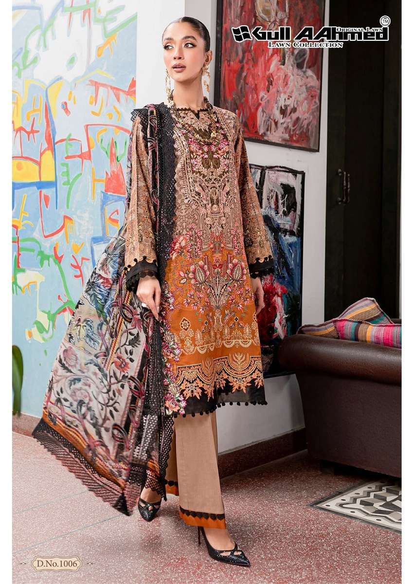 Gull A Ahmed Azure Karachi Dress Material Wholesaler of surat