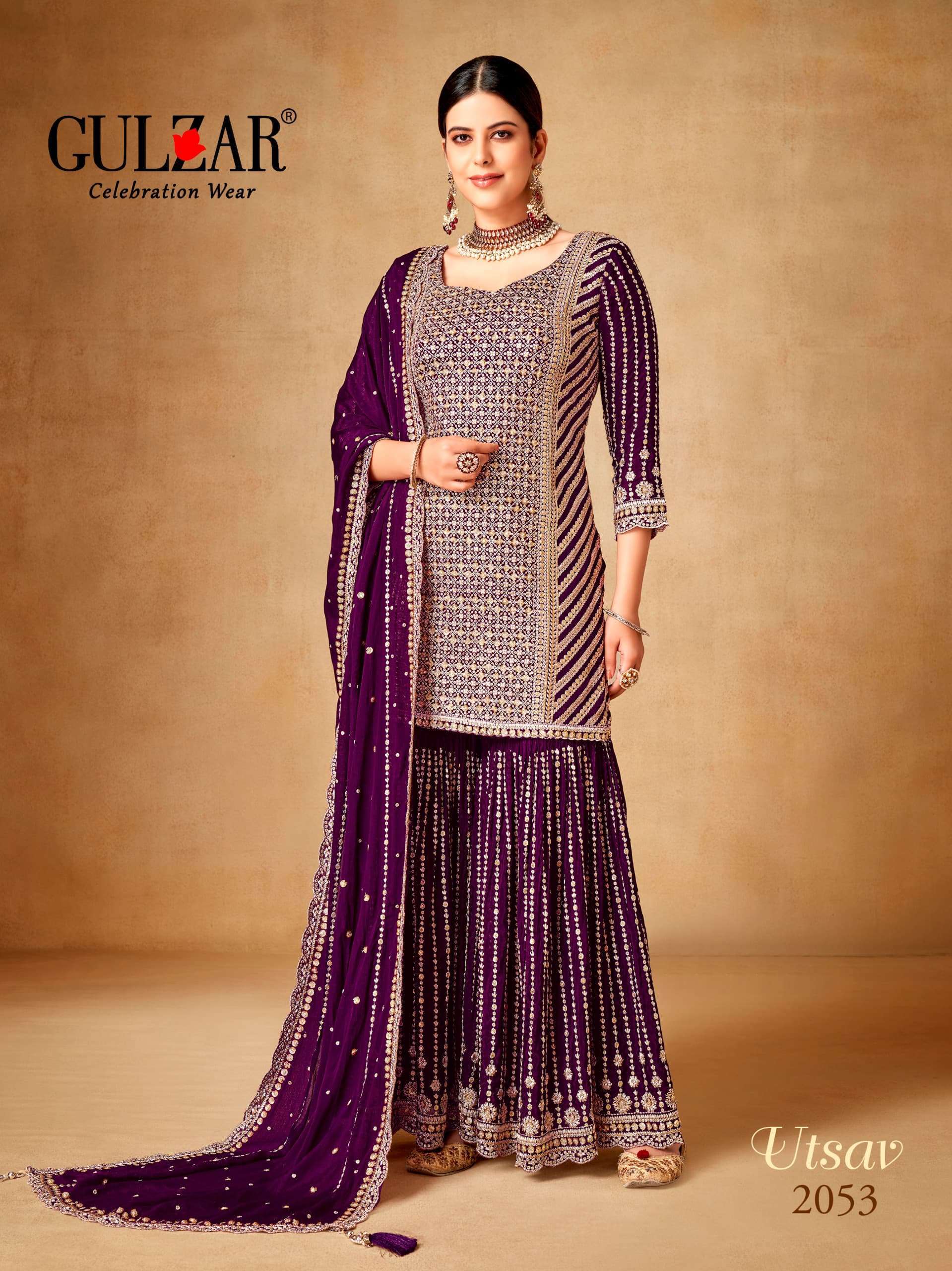 Gulzar Utsav Embroidered Salwar Suits Salwar Suit wholesale collection 