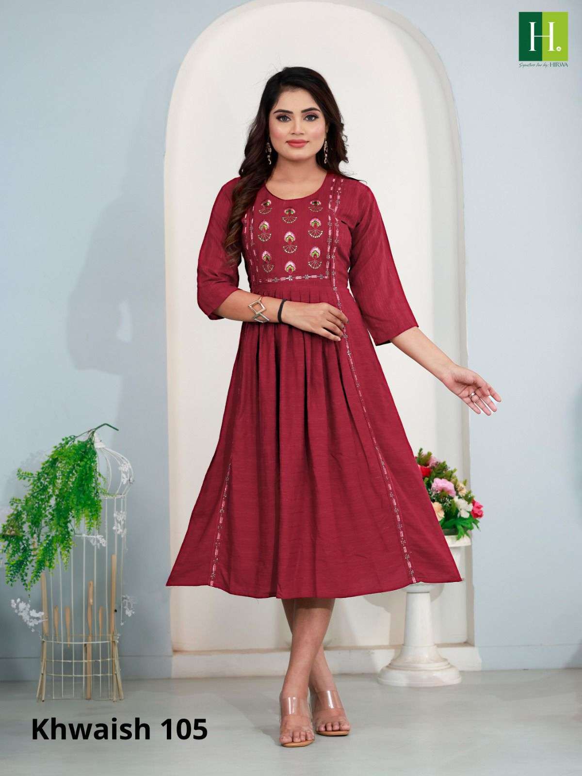 Hirwa Khwaish Kurti Buy Kurtis In Bulk collection in india