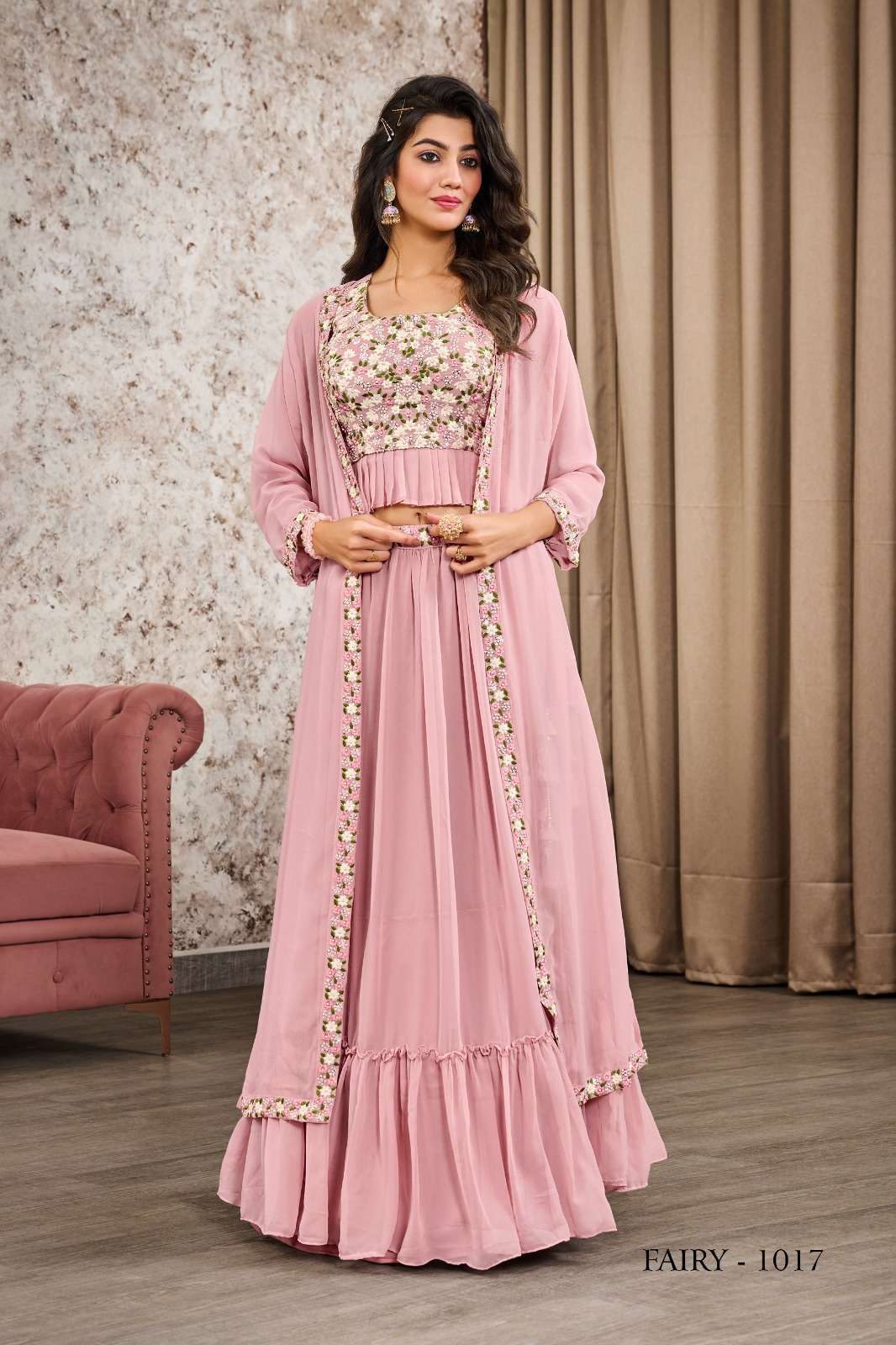 Jivora Fairy Exclusive Fancy Crop Top Lehenga Choli in Surat Online