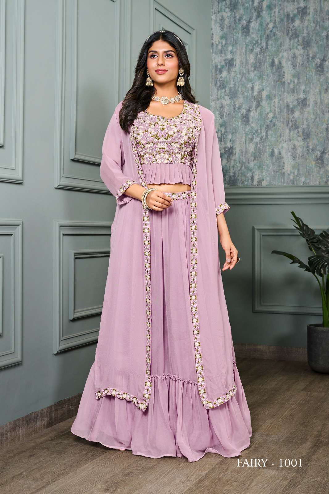 Jivora Fairy Exclusive Fancy Crop Top Lehenga Choli in Surat Online