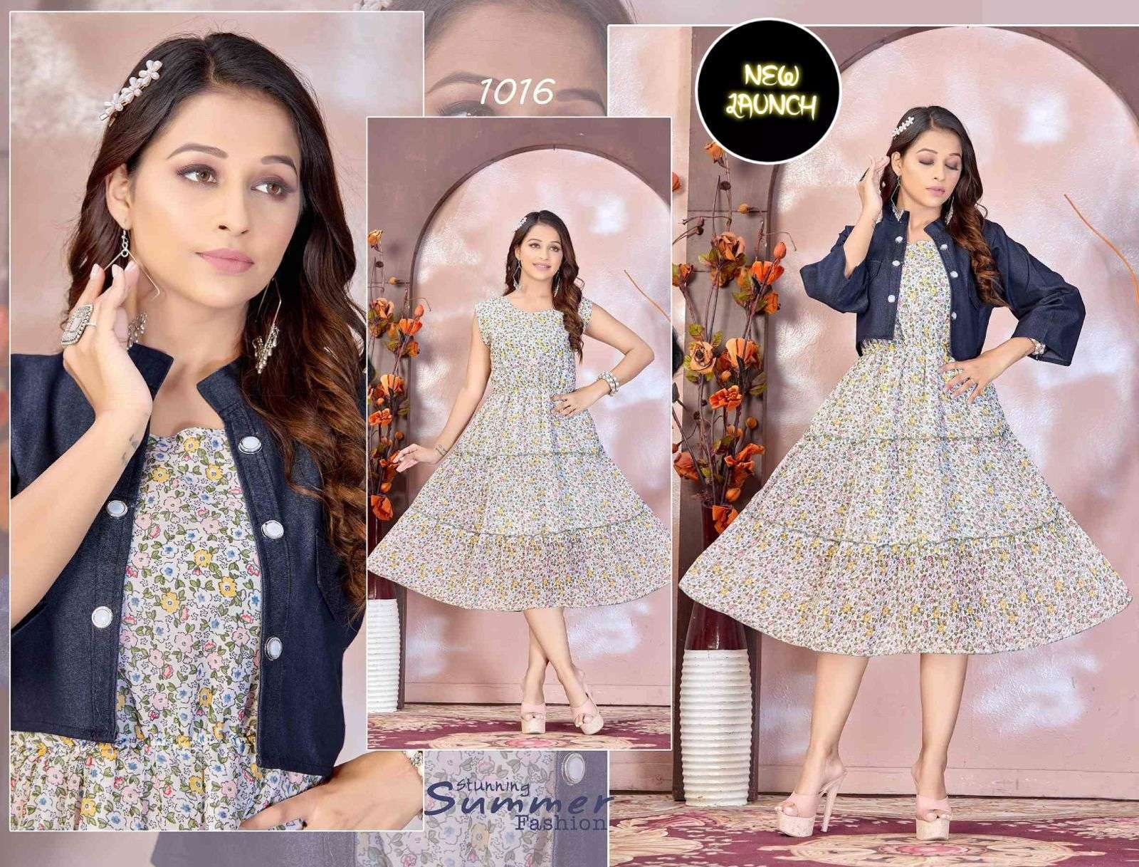 Jaipuri Print Kurti Wholesale Catalogs | Aarvee Creation | Wholesaler of  Kurtis, Dress Materials & More! in Bulk