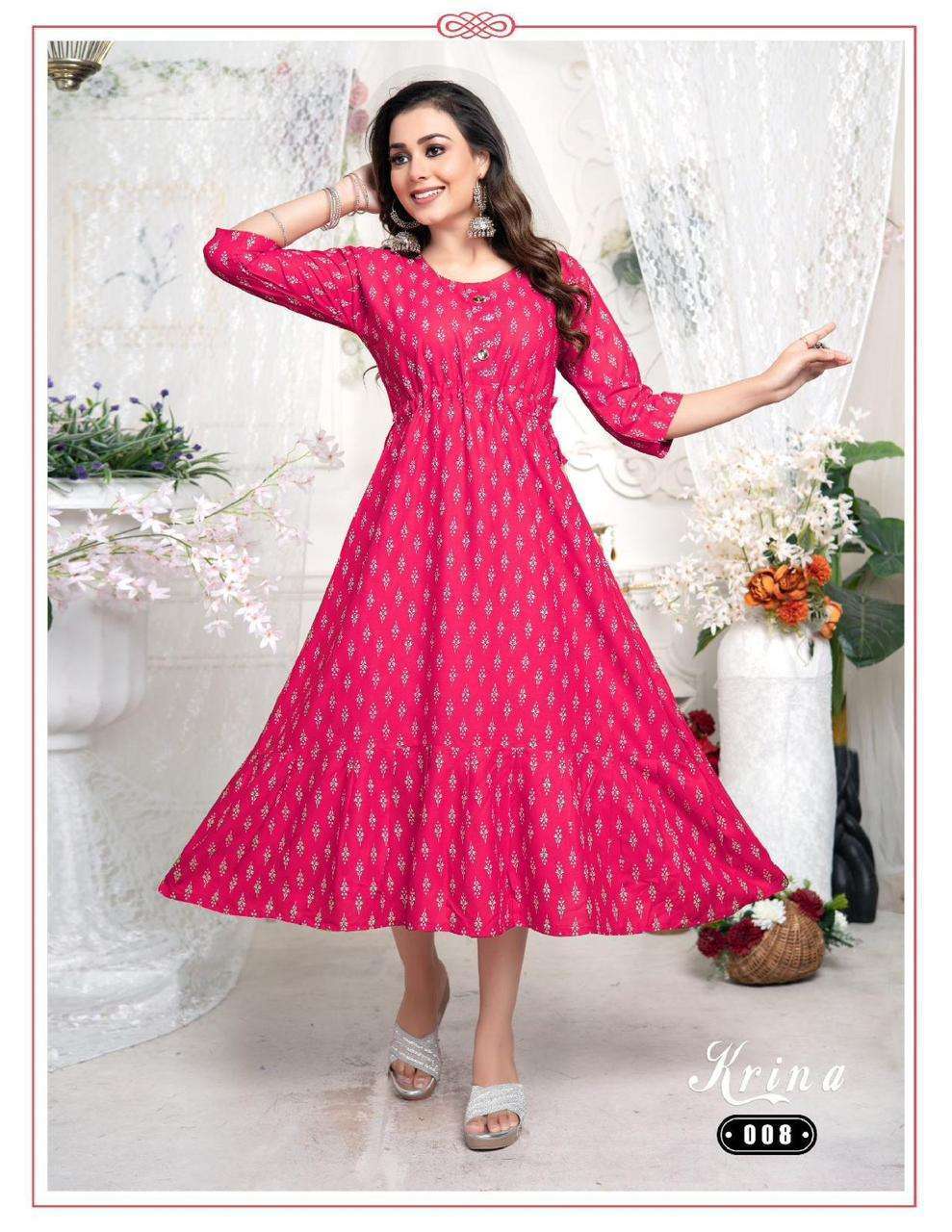S4U KALAKRITI VOL 6 - Cotton and rayon fabric embroidery and hand work  party wear stylish kurtis by shivali - Salwar Kameez Wholesaler | Kurtis  Wholesaler | Sarees