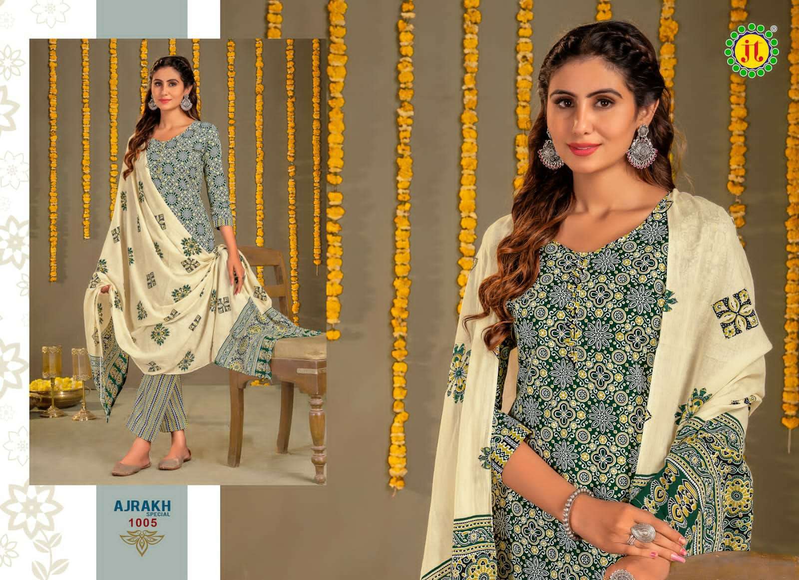 Jt Ajrakh Pure Heavy Cotton Dress Material Buy Drees Material In Bulk
