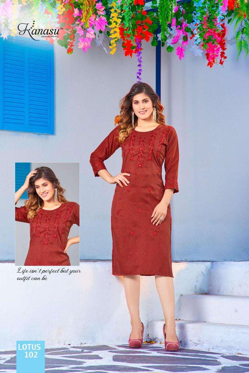 KANASU LOTUS VOL.2 Kurti Anarkali Kurti Design