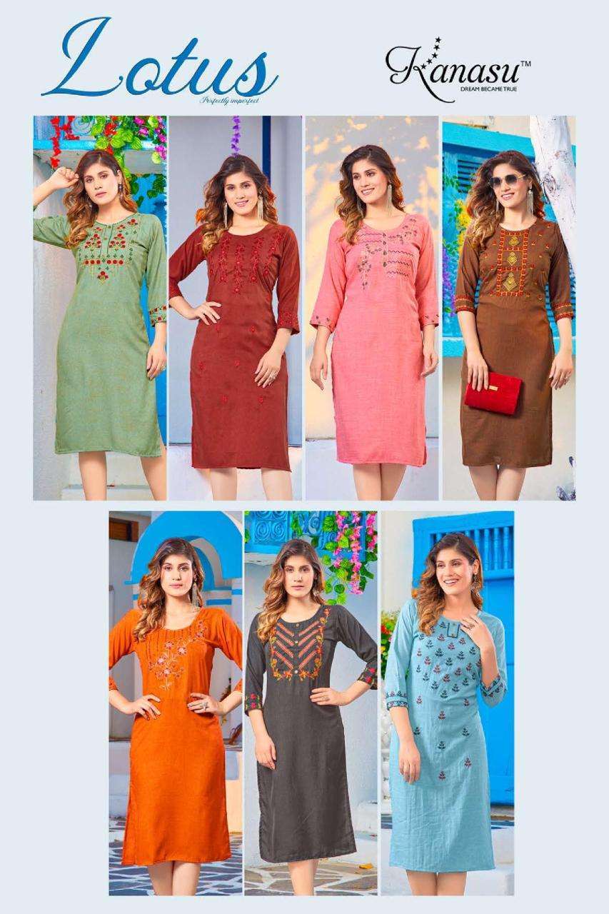 KANASU LOTUS VOL.2 Kurti Anarkali Kurti Design