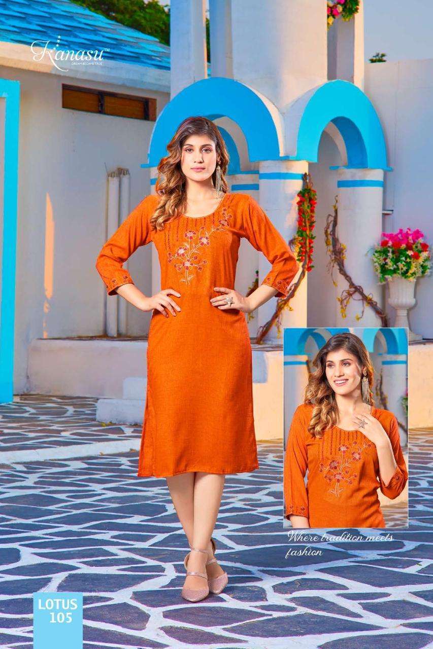 KANASU LOTUS VOL.2 Kurti Anarkali Kurti Design
