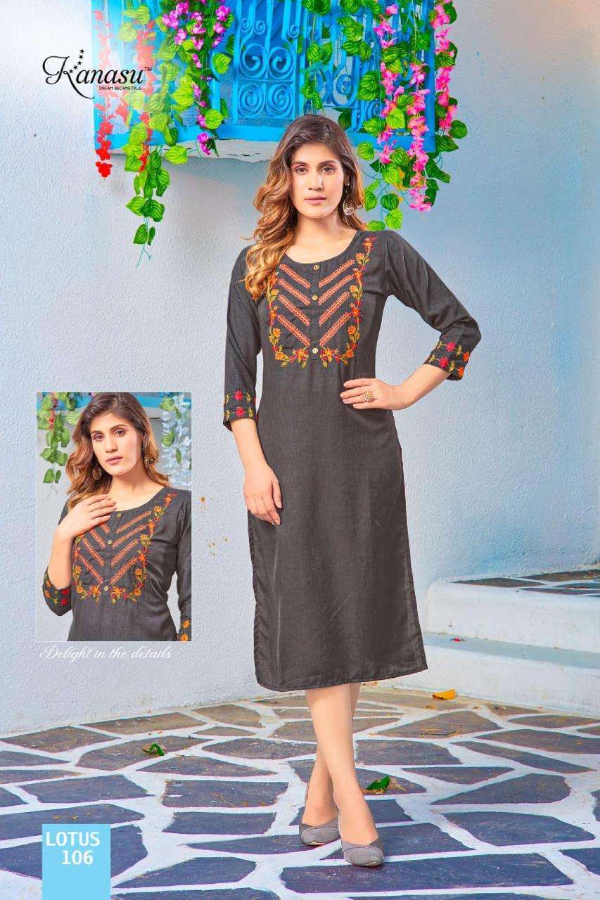 KANASU LOTUS VOL.2 Kurti Anarkali Kurti Design