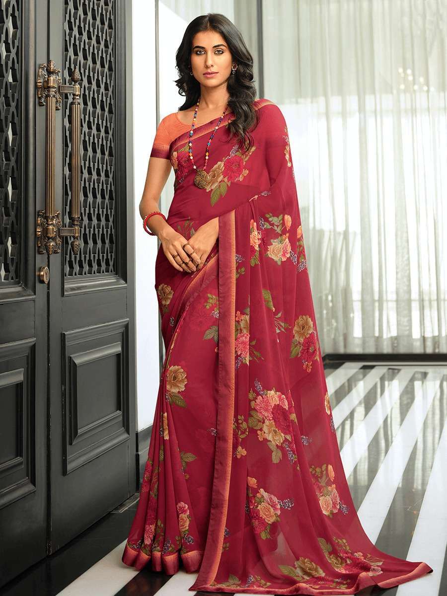 Kapda Thread VOL 1 MAHIMA SAREE WHOLESALE Printed saree