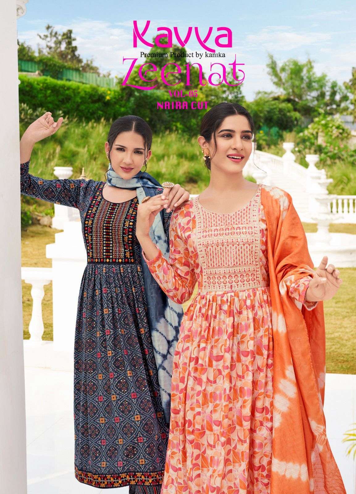 KAVYA ZEENAT VOL 5 Kurti Designer Kurti in Surat Kapda Thread