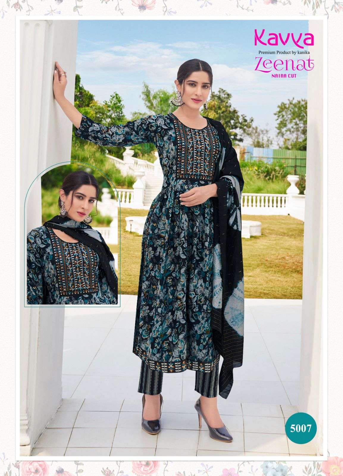 KAVYA ZEENAT VOL 5 Kurti Designer Kurti in Surat Kapda Thread